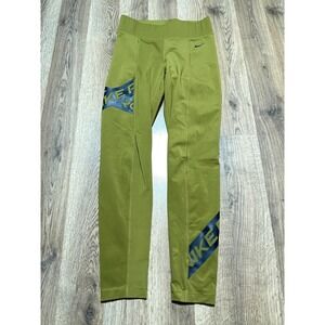 Nike Pants, Women's Size Small? Green Black, Leggings, Pull On, Mid Rise